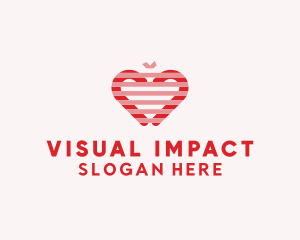 Sugar Cane Heart  logo design