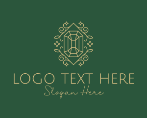 Decorative Emerald Diamond logo