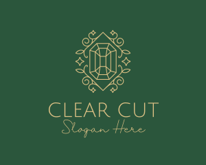 Decorative Emerald Diamond logo design