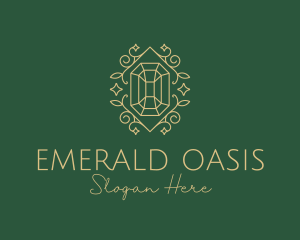 Decorative Emerald Diamond logo