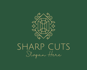 Decorative Emerald Diamond logo design