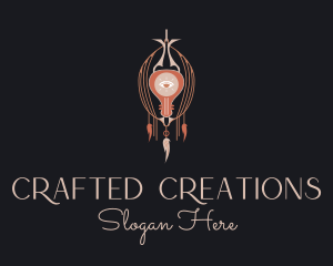 Native Macrame Eye  logo design