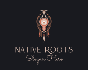 Native Macrame Eye  logo