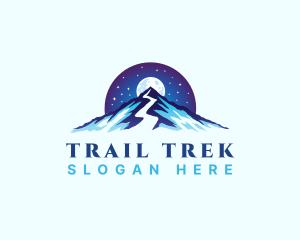Mountain Peak Trail Moon logo