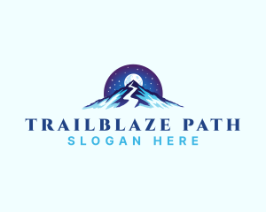 Mountain Peak Trail Moon logo