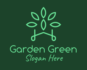 Gardening Green Plant logo design