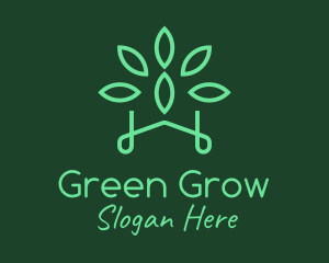 Gardening Green Plant logo design