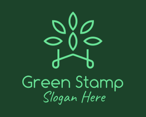 Gardening Green Plant logo design