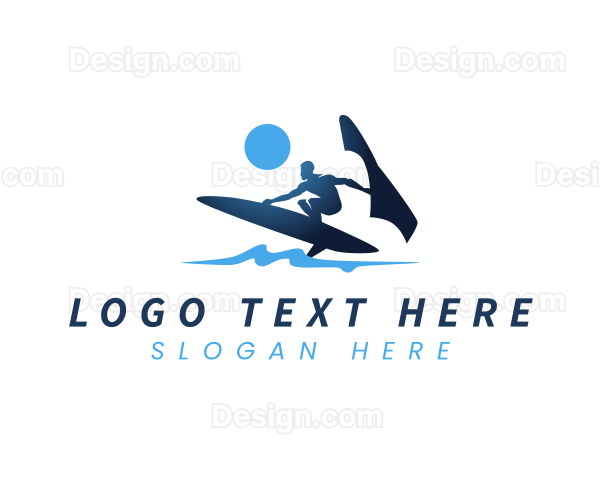 Ocean Foil Surfing Logo