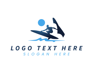 Ocean Foil Surfing Logo