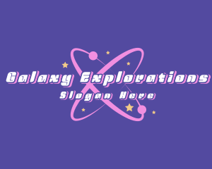 Star Galaxy Orbit logo design