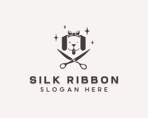 Dog Scissor Pet Care logo design