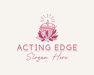 Candle Light Floral logo design