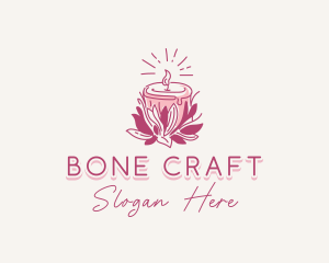 Candle Light Floral logo design