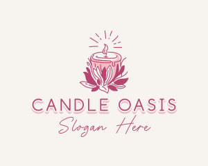 Candle Light Floral logo