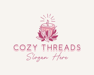 Candle Light Floral logo design