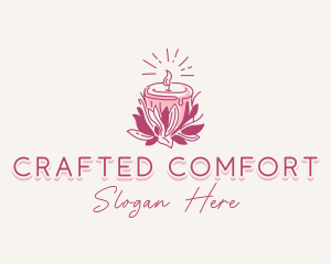 Candle Light Floral logo design