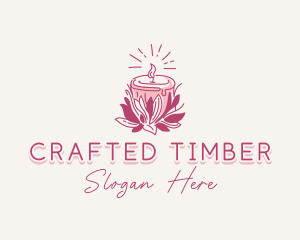 Candle Light Floral logo design