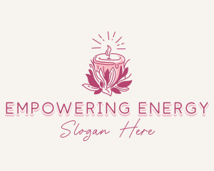 Candle Light Floral logo design