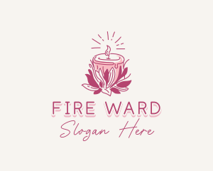 Candle Light Floral logo design