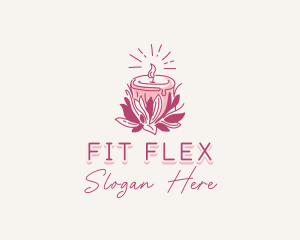 Candle Light Floral logo design