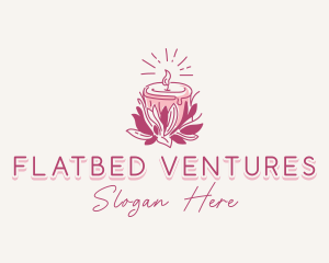 Candle Light Floral logo design