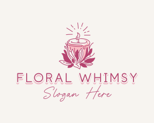 Candle Light Floral logo