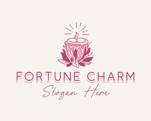 Candle Light Floral logo design