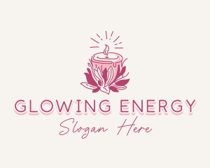 Candle Light Floral logo design