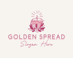 Candle Light Floral logo design