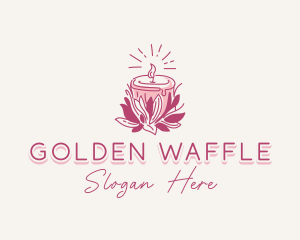 Candle Light Floral logo design