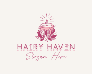 Candle Light Floral logo design