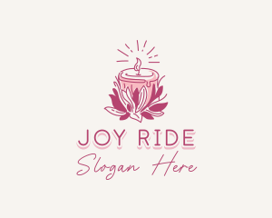 Candle Light Floral logo design