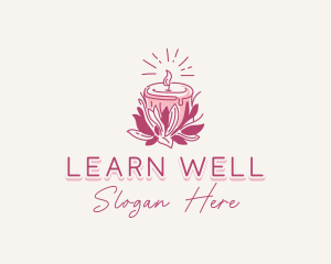 Candle Light Floral logo design