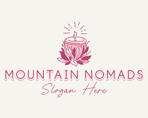 Candle Light Floral logo design