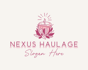 Candle Light Floral logo design