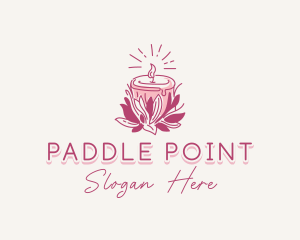 Candle Light Floral logo design