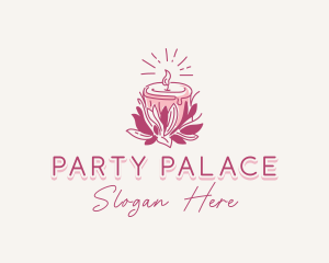 Candle Light Floral logo design