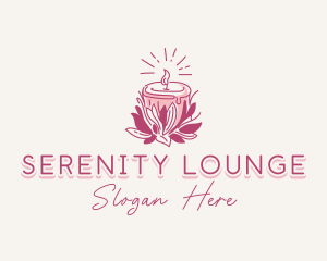 Candle Light Floral logo design