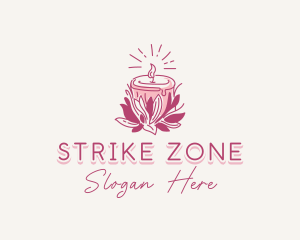 Candle Light Floral logo design