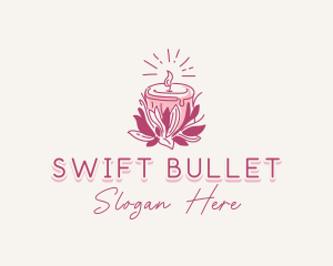 Candle Light Floral logo design