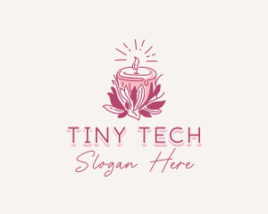 Candle Light Floral logo design