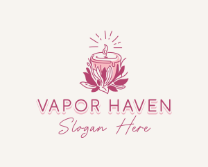 Candle Light Floral logo design