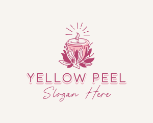 Candle Light Floral logo design