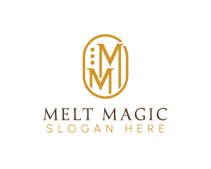 Elegant Creative Company Letter MM logo design