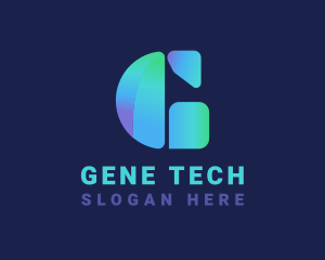 Gradient Tech Letter G logo design