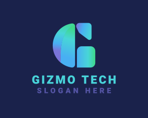 Gradient Tech Letter G logo design