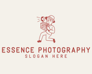 Retro Photographer Camera logo