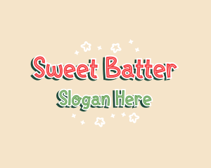 Christmas Sweet Confectionery logo design