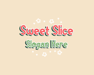 Christmas Sweet Confectionery logo design